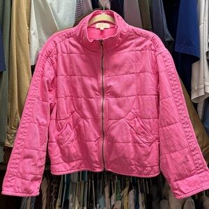 Listicle Vibrant Pink Puffer Jacket